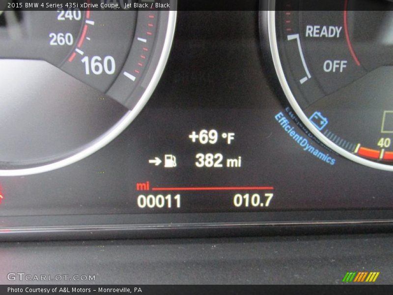 Jet Black / Black 2015 BMW 4 Series 435i xDrive Coupe