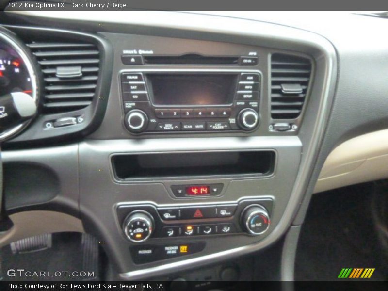 Dark Cherry / Beige 2012 Kia Optima LX