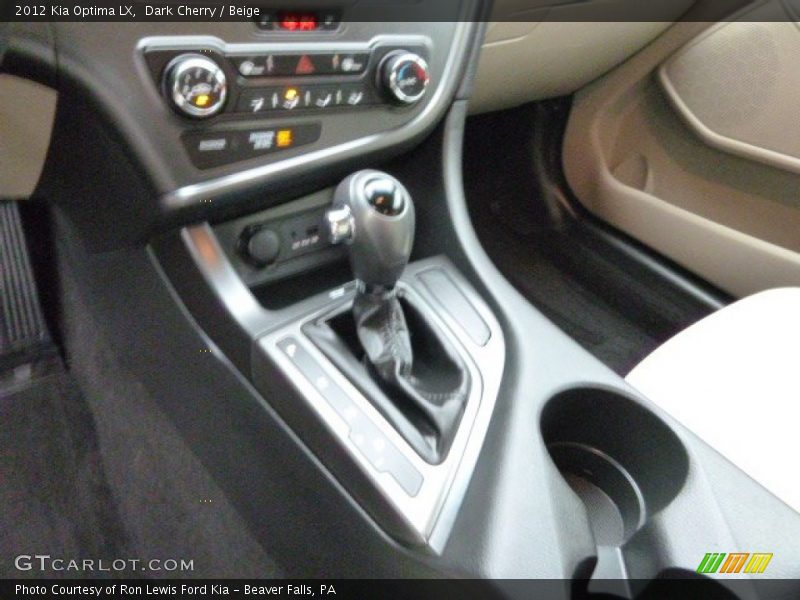 Dark Cherry / Beige 2012 Kia Optima LX
