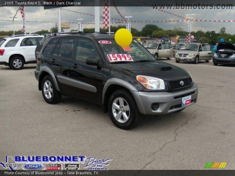 Black / Dark Charcoal 2005 Toyota RAV4 S