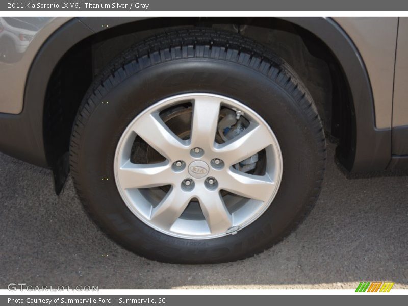 Titanium Silver / Gray 2011 Kia Sorento LX V6
