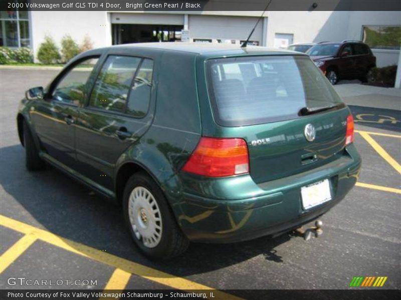 Bright Green Pearl / Black 2000 Volkswagen Golf GLS TDI 4 Door