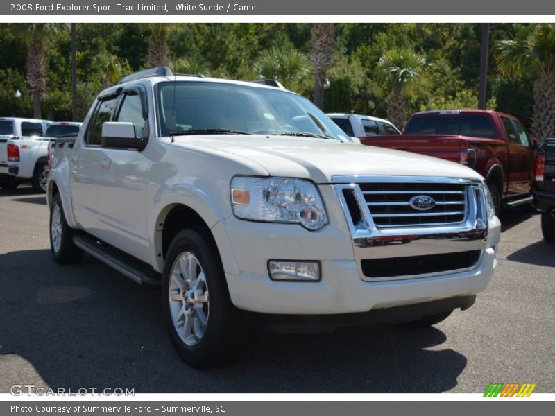 White Suede / Camel 2008 Ford Explorer Sport Trac Limited