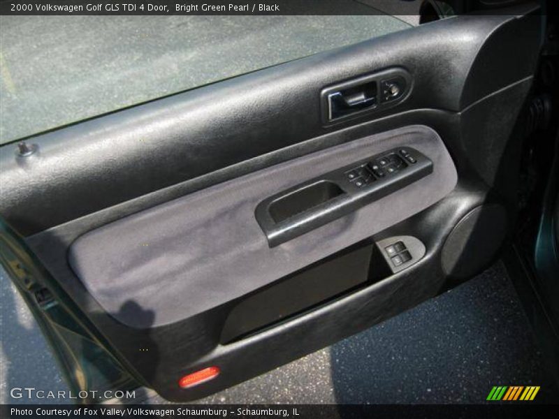 Bright Green Pearl / Black 2000 Volkswagen Golf GLS TDI 4 Door