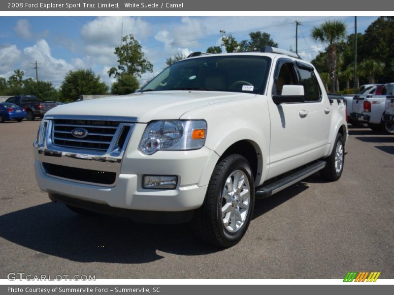 White Suede / Camel 2008 Ford Explorer Sport Trac Limited