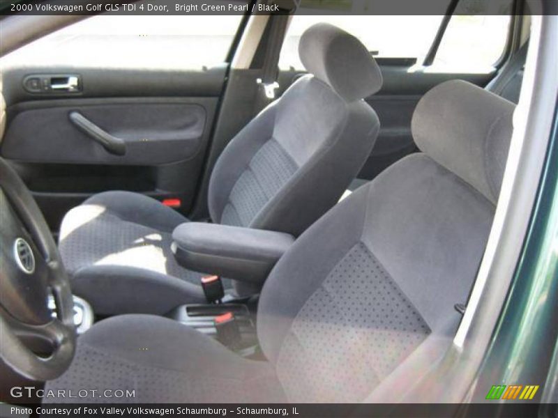 Bright Green Pearl / Black 2000 Volkswagen Golf GLS TDI 4 Door