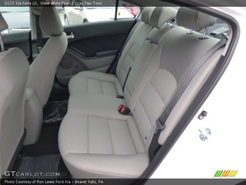 Snow White Pearl / Gray Two Tone 2015 Kia Forte LX