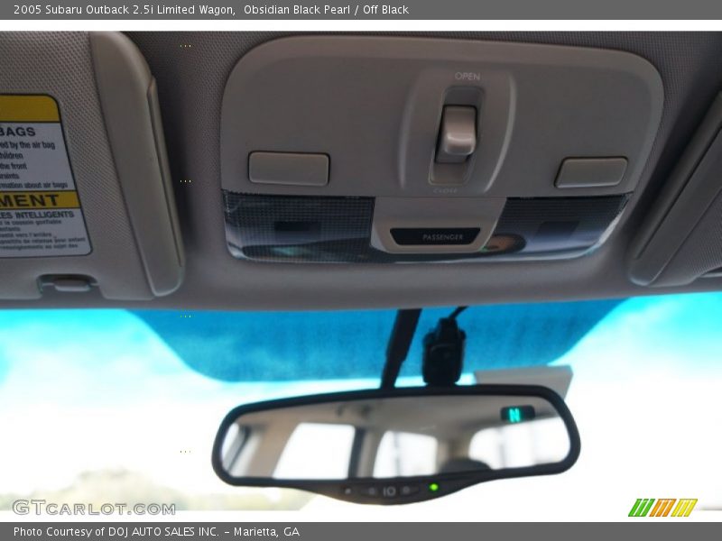 Obsidian Black Pearl / Off Black 2005 Subaru Outback 2.5i Limited Wagon