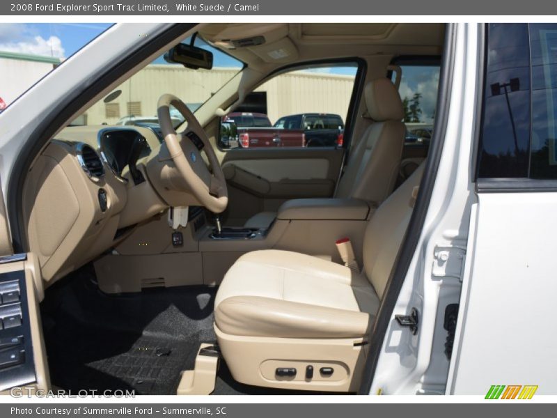 White Suede / Camel 2008 Ford Explorer Sport Trac Limited