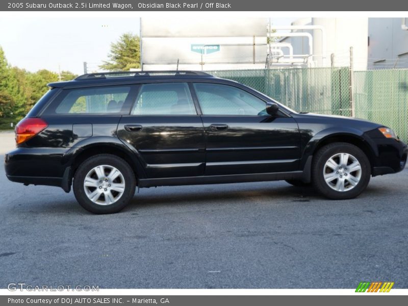Obsidian Black Pearl / Off Black 2005 Subaru Outback 2.5i Limited Wagon