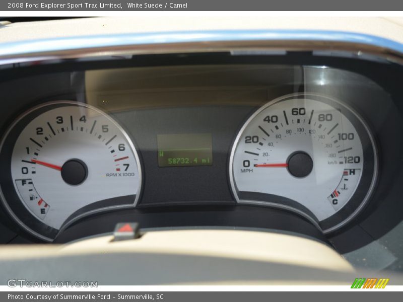 White Suede / Camel 2008 Ford Explorer Sport Trac Limited