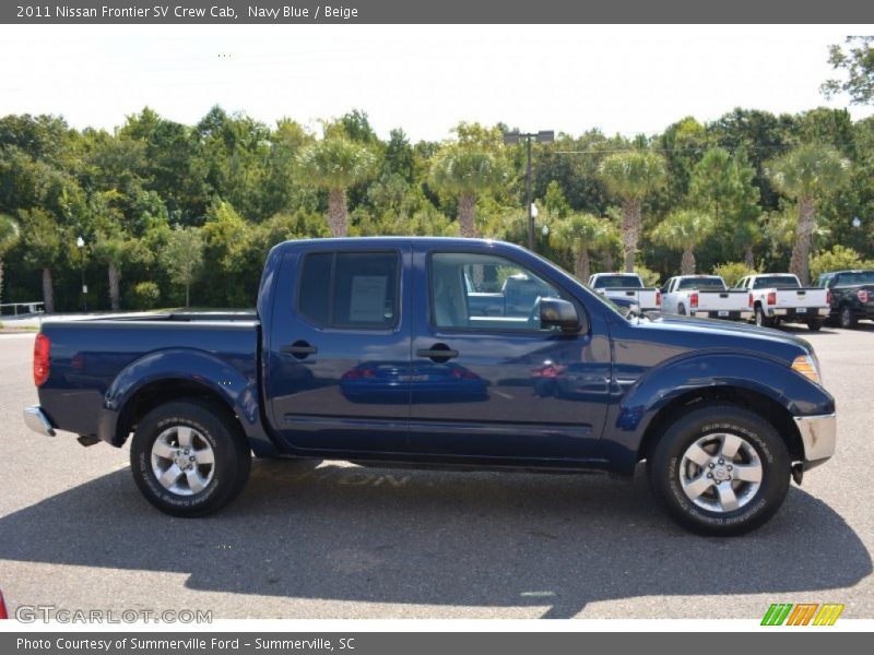 Navy Blue / Beige 2011 Nissan Frontier SV Crew Cab