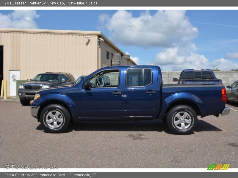 Navy Blue / Beige 2011 Nissan Frontier SV Crew Cab