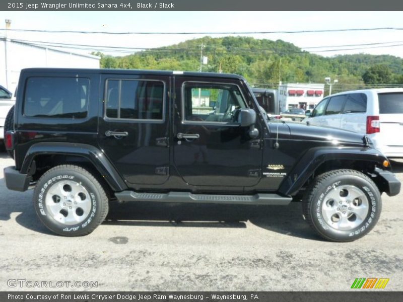 Black / Black 2015 Jeep Wrangler Unlimited Sahara 4x4
