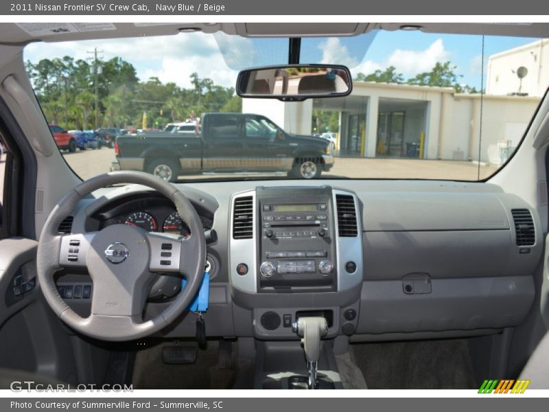 Navy Blue / Beige 2011 Nissan Frontier SV Crew Cab
