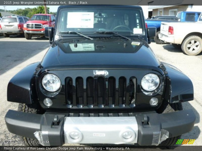 Black / Black 2015 Jeep Wrangler Unlimited Sahara 4x4