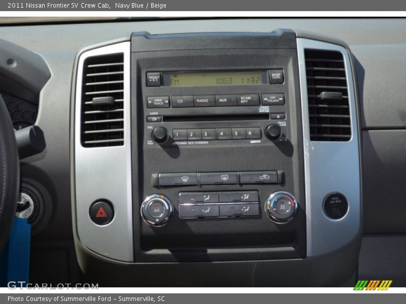 Navy Blue / Beige 2011 Nissan Frontier SV Crew Cab