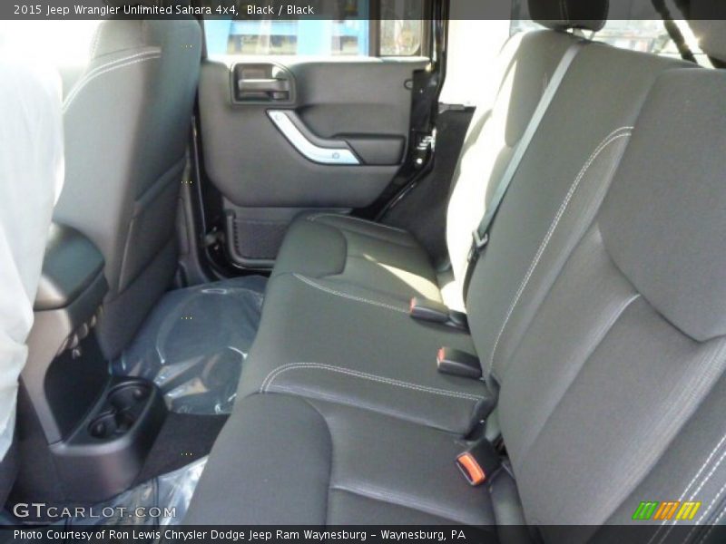Black / Black 2015 Jeep Wrangler Unlimited Sahara 4x4