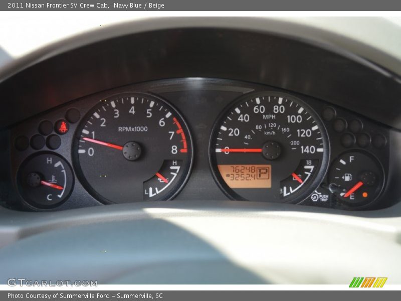 Navy Blue / Beige 2011 Nissan Frontier SV Crew Cab