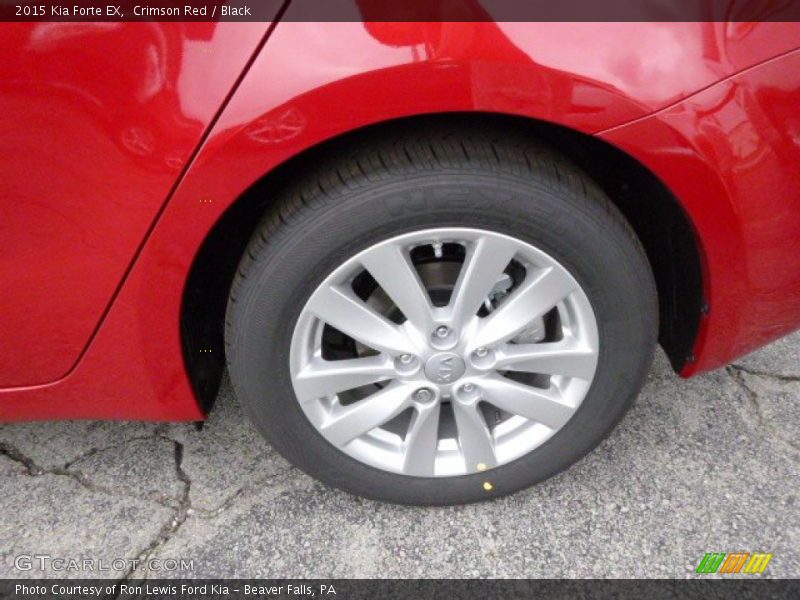 Crimson Red / Black 2015 Kia Forte EX