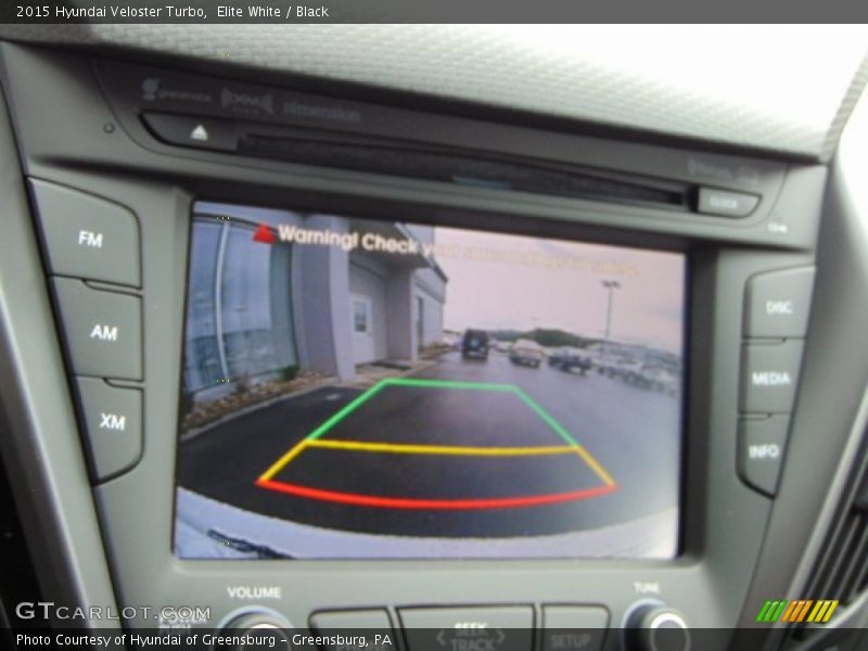 Elite White / Black 2015 Hyundai Veloster Turbo