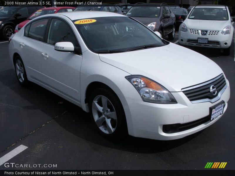Winter Frost Pearl / Charcoal 2008 Nissan Altima 3.5 SE