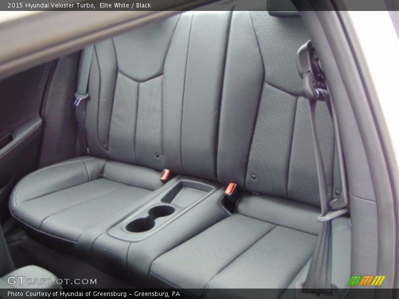 Elite White / Black 2015 Hyundai Veloster Turbo