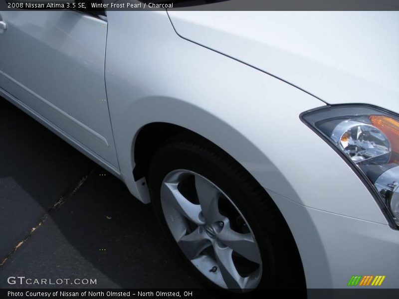 Winter Frost Pearl / Charcoal 2008 Nissan Altima 3.5 SE