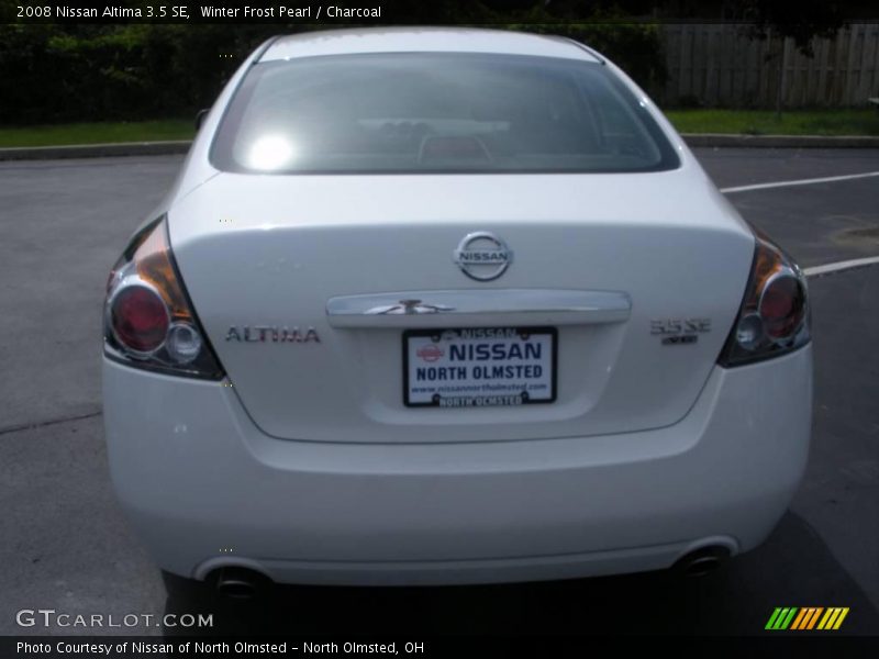 Winter Frost Pearl / Charcoal 2008 Nissan Altima 3.5 SE