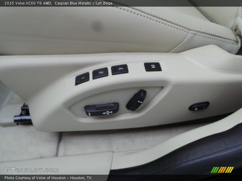 Caspian Blue Metallic / Soft Beige 2015 Volvo XC60 T6 AWD