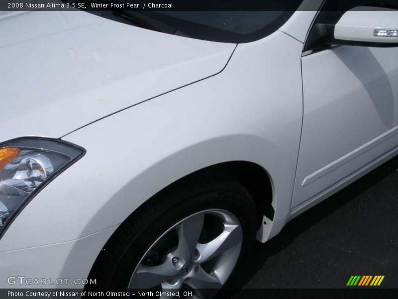 Winter Frost Pearl / Charcoal 2008 Nissan Altima 3.5 SE