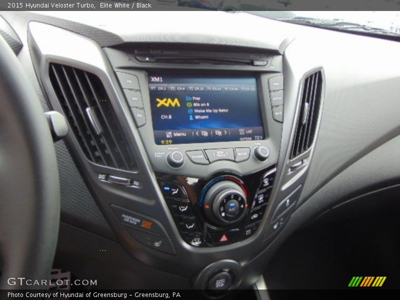 Elite White / Black 2015 Hyundai Veloster Turbo