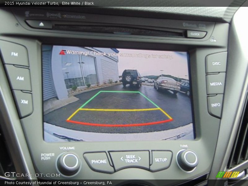 Elite White / Black 2015 Hyundai Veloster Turbo