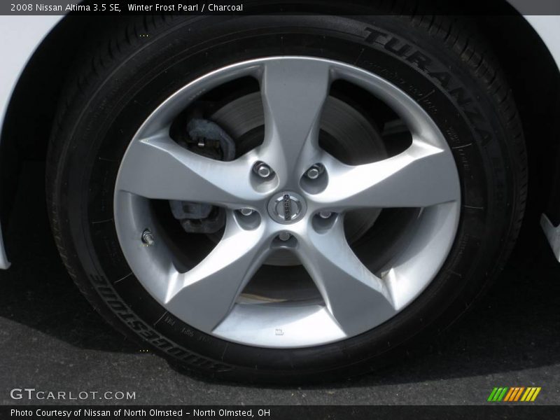 Winter Frost Pearl / Charcoal 2008 Nissan Altima 3.5 SE