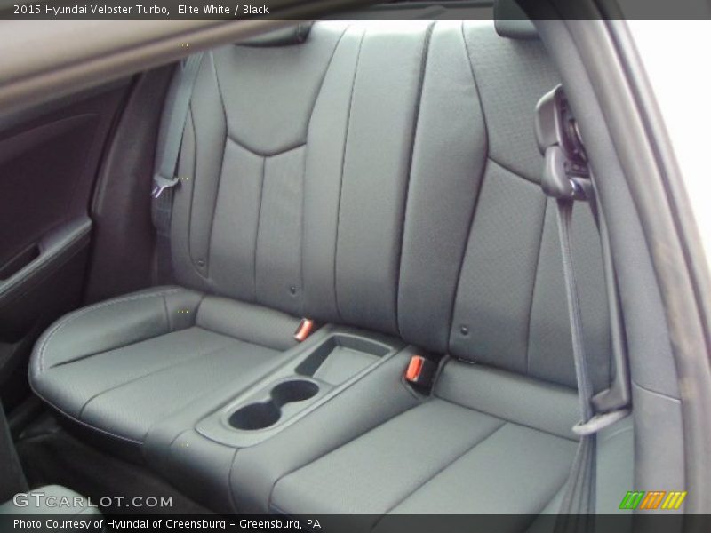 Elite White / Black 2015 Hyundai Veloster Turbo