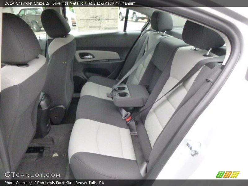 Silver Ice Metallic / Jet Black/Medium Titanium 2014 Chevrolet Cruze LS