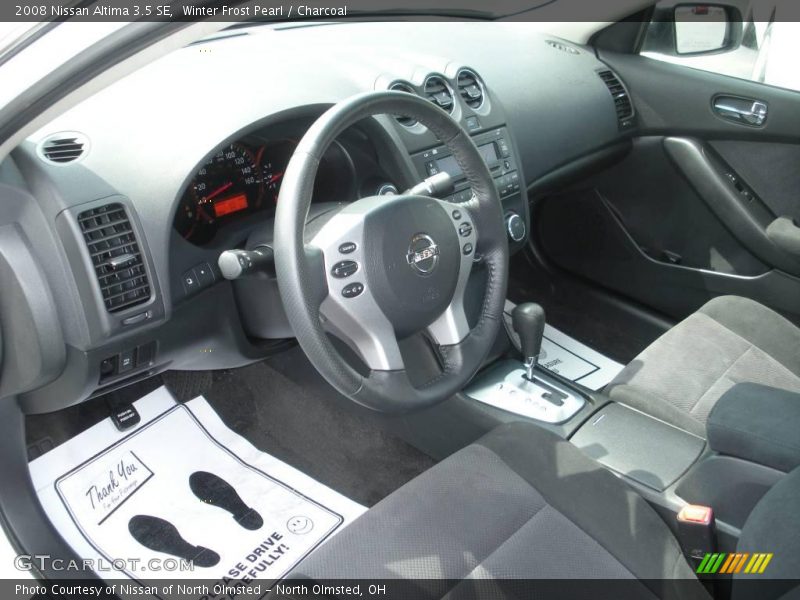 Winter Frost Pearl / Charcoal 2008 Nissan Altima 3.5 SE
