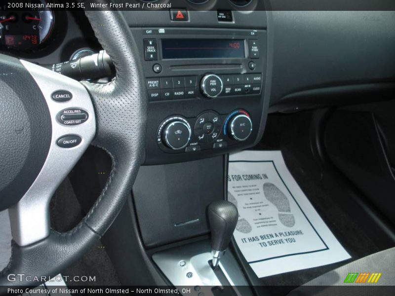 Winter Frost Pearl / Charcoal 2008 Nissan Altima 3.5 SE