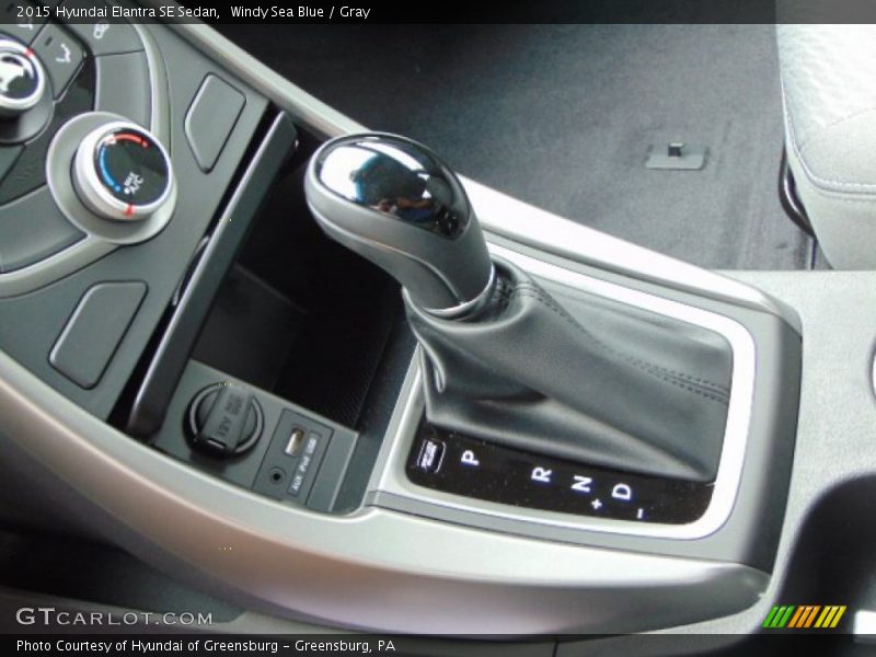 Windy Sea Blue / Gray 2015 Hyundai Elantra SE Sedan
