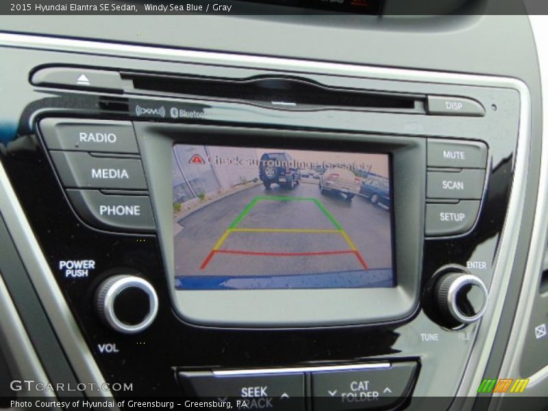 Windy Sea Blue / Gray 2015 Hyundai Elantra SE Sedan