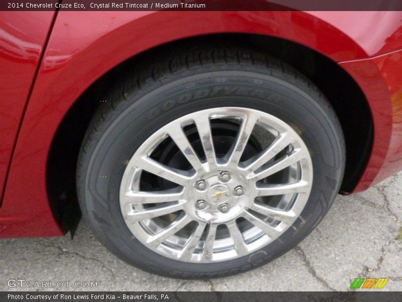 Crystal Red Tintcoat / Medium Titanium 2014 Chevrolet Cruze Eco
