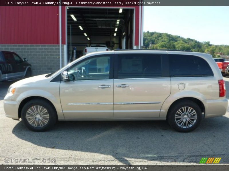 Cashmere/Sandstone Pearl / Black/Light Graystone 2015 Chrysler Town & Country Touring-L