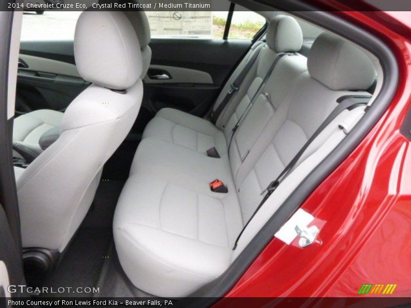 Crystal Red Tintcoat / Medium Titanium 2014 Chevrolet Cruze Eco