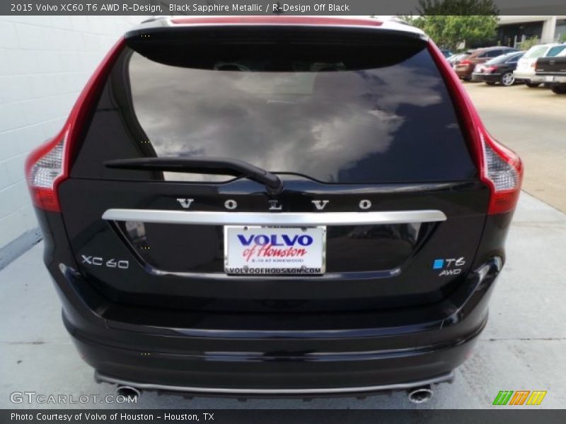 Black Sapphire Metallic / R-Design Off Black 2015 Volvo XC60 T6 AWD R-Design