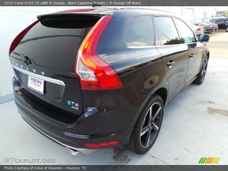 Black Sapphire Metallic / R-Design Off Black 2015 Volvo XC60 T6 AWD R-Design