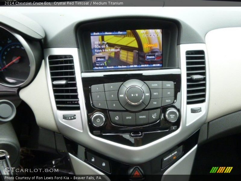 Crystal Red Tintcoat / Medium Titanium 2014 Chevrolet Cruze Eco