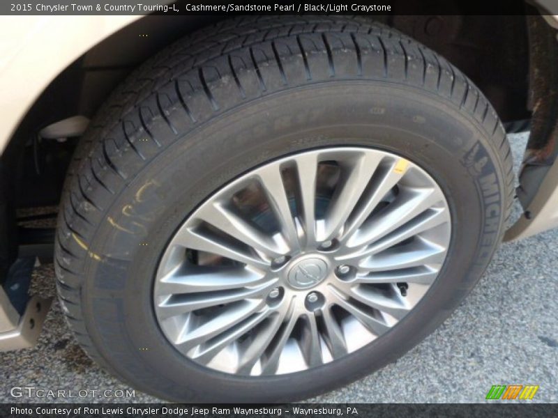Cashmere/Sandstone Pearl / Black/Light Graystone 2015 Chrysler Town & Country Touring-L