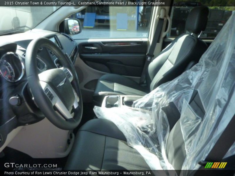 Cashmere/Sandstone Pearl / Black/Light Graystone 2015 Chrysler Town & Country Touring-L
