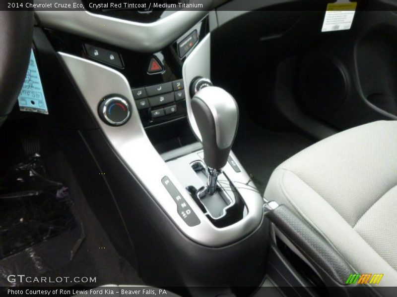 Crystal Red Tintcoat / Medium Titanium 2014 Chevrolet Cruze Eco