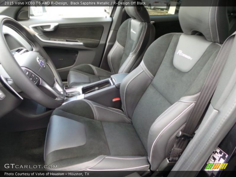 Front Seat of 2015 XC60 T6 AWD R-Design